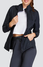 Load image in gallery viewer,Nola Water Resistant Jacket - Onyx Black