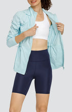 Load image in gallery viewer,Nola Water Resistant Jacket - Blue Glow