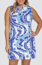 Load image in gallery viewer,Larimar 35" Dress - Daffodil Wave