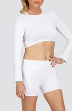 Load image in gallery viewer,Sasha Crop Top - White