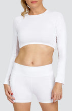 Load image in gallery viewer,Sasha Crop Top - White