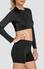 Load image in gallery viewer,Sasha Crop Top - Black