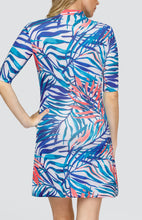 Load image in gallery viewer,Halston Dress - Mykonos Fronds