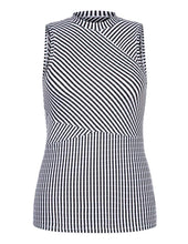 Load image in gallery viewer,Camiseta Ophelia Tank - Rayas Jacquard - Tailgolf
