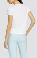 Load image in gallery viewer,Bijou Top - White with Logo - Tailgolf
