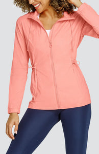 Nola Water Resistant Jacket - Melon Punch