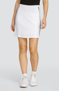 Karah 18" Skort - Chalk White