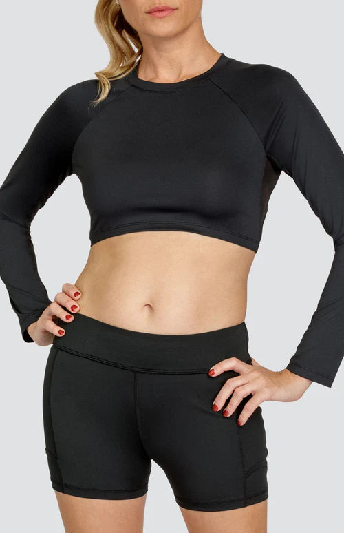 Sasha Crop Top - Black