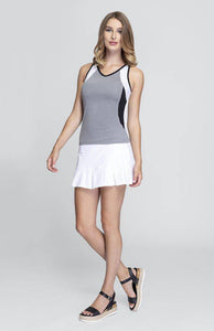 Falda Doral  - Blanca - 36.8cm. longitud - Tailgolf