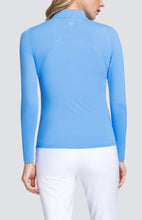 Cargar imagen en el visor de la galería, Top Amelia Azul - Manga larga - Tailgolf
