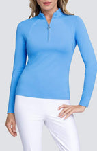Cargar imagen en el visor de la galería, Top Amelia Azul - Manga larga - Tailgolf
