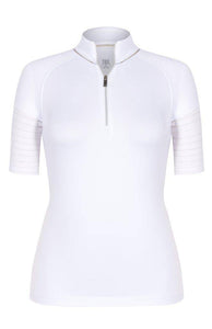 Top Sydney - Manga Corta Blanco - Tailgolf